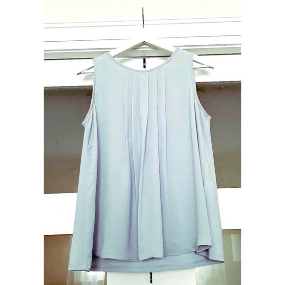 JOE FRESH  |  Sleeveless Pleated Front Blouse - Picture 1 of 4